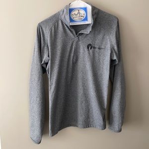 Grey quarter zip